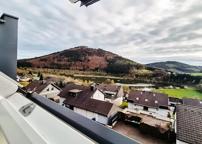 Maisonette-wohnung Mit See-& Bergblick, Sauna Appartamento Winterberg